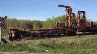 Canadian National Railway Beachburg Sub. Removal May 7, 2013 CWR train