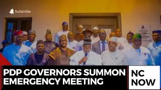 PDP Governors Convene to Tackle Party Crisis