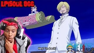 SANJI FINALLY RETURNS!! ONE PIECE EPISODE 866 REACTION