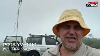 Activacion POTA #26 Parque Nacional Macarao YV-0010 Cesco YV5LFY y Tony YV5RAB antena dipolo