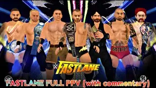 Wr3d 2k21 - Wr3d Fastlane ppv(with commentary) || custom fed