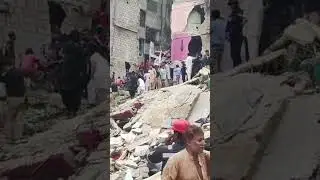 5 Dead As Residential Building Collapses in Lyari | Breaking News |##news #lastnews #sindhgoverment