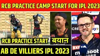 RCB Practice Camp Start, Ab De Villiers Big Statment, RCB Preparation Start Before IPL 2023