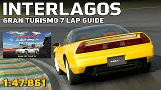 GT7 Two Million Credit Lap Guide - Interlagos - Honda NSX Type R