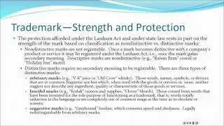 INTELLECTUAL PROPERTY--TRADEMARKS AND TRADE SECRETS