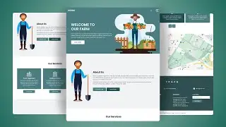 👩&zwj;🌾 Responsive Farming Website Design ||Free Source Code || HTML, CSS, JS & Bootstrap 🔔