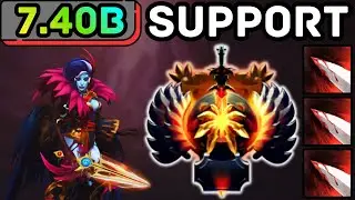 🔥 NEW PATCH 7.40b QUEEN OF PAIN SUPPORT NO SAFE SPOT LEFT | DOTA 2 GAMEPLAY 🔥