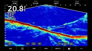 Garmin 106sv with LV34 LiveScope. Lake Pueblo May 26, 2025