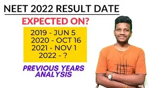 NEET 2022 Result Expected Date | NTA Official | Previous Year Analysis | Neet 2022 Latest news