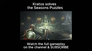 God of War - How to solve the Winter,Spring,Summer,Autumn Puzzle #godofwar #god #kratos