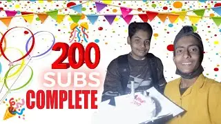 200 complete Thank you guys 🥰 celebration 🎊 Drake bhai