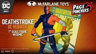 DC Page Punchers DC Rebirth Deathstroke 7-inch Action Figure with Comic Book