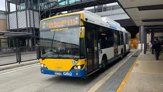 Brisbane Transport G1612 - 111 Outbound (MAN NG313F - Custom Coaches CB60 Evo II) Loud Voith & Turbo