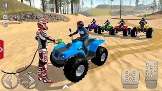 Motor Dirt orange Quad Bikes Extreme Off Road #1   Offroad Outlaws Bike Game Android Gameplay