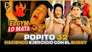 Popito 32 casi se desmaya haciendo ejercicio con El Buggy 🤣💀 #labarradelnegro
