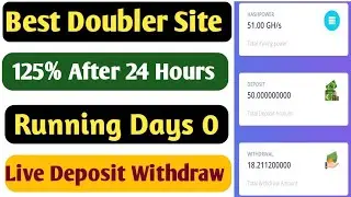 New tron legit Doubler site Today 2023/125% After 24 Hours/Best Tron Mining site/100% Payment Site/