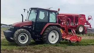 Fiatagri New Holland L 85 |freza Kuhn HRB 302| semanatoare Gaspardo Nina 300| seminatrice combinata