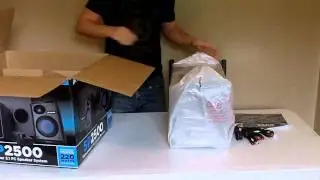 Unboxing the Corsair SP2500 High-Power 2.1 PC Speaker System