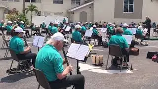 Caravan outdoors by the St. Petersburg Community Band