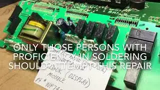 Jenn-Air Clock Display Repair, model JER8885QCS