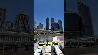 🚤 Паром RiverCat в Брисбене всего за 50 центов?! 😳