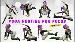 7-Minute Lying Down Yoga for Kids | Calmness & Relaxation | Simple Body Stretch | KPop Demon Hunters