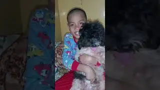Oreo and kuya Psyrus play&sup2; muna bago matulog.