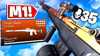 the M1 GARAND is *BROKEN* in WARZONE after UPDATE! 🔥 (BEST M1 CLASS SETUP/LOADOUT)