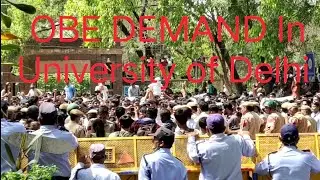 Obe protest University of Delhi