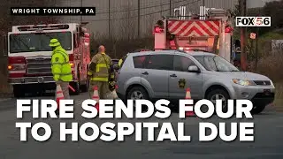 Fire at Crestwood Industrial Park sends four to hospital due to chemical inhalation