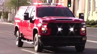 Phoenix Fire Dept. Battalion 1 Responding