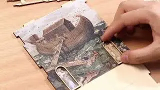 Diy Book Nook Shelf Insert Kit Street Mirror Pray in the