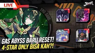 🔴SPIRAL ABYSS BARU RESET! 4-STAR ONLY MASIH BISA KAH!? Ep.1855 | Genshin Impact Indonesia