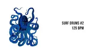 Surf Drums #2 - 125bpm [Drum Track]