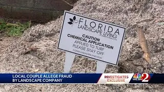 Local couple allege fraud by Central Florida landscaping company