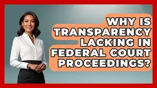 Why Is Transparency Lacking In Federal Court Proceedings? - Conservative Women Voices