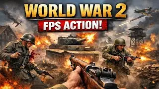 🔴 LIVE: World War 2 FPS | Intense Frontline Combat | fps gameplay |Live #WW2FPS#WorldWar2#FPSLive