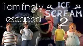Ice scream 2 I am finally escaped from scary ice cream killer #gameplaymalayalam😈