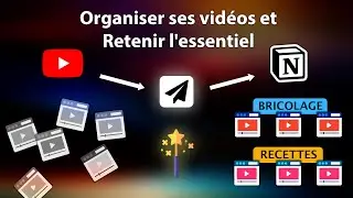 Notion tutoriel : Organiser ses vidéos Youtube et retenir l'essentiel grâce à Notion ▶️🏷️