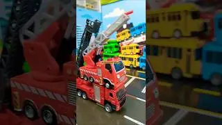 Tayo Menjadi Pemadam Kebakaran Tangguh #TayoLittleBus #PemadamKebakaran #toys #tayo #firefighter