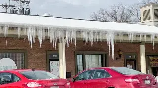 Why hanging icicles are dangerous, what you should do