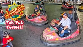 Tuk Tuk Turmoil in Wild Asia at Chessington World of Adventures [4K Multi Angle]