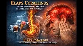 #ELAPS #CORALLINUS : The #coralsnake remedy &ndash; #acidreflux , #Ice-Cold #sensations #black #discharge