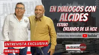 Orlando de la Hoz presents his proposals and political vision in dialogues with Alcides on lavibr...