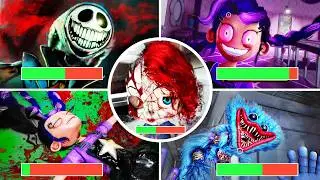 Poppy Playtime 5: Все боссы и смерти с полосками здоровья