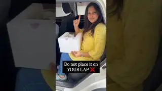 HOW TO CARRY CAKE #music #caketravel #cakechemistry #thebakefeed #trendingvideos