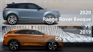2020 Range Rover Evoque vs 2019 DS 7 Crossback (technical comparison)