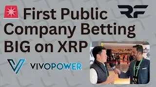 VivoPower CEO on XRP Treasury Strategy & DeFi Future | Exclusive from XRPL Apex
