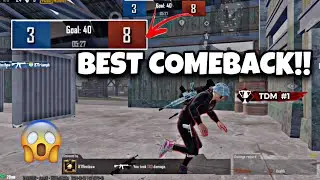 BEST COMEBACK EVER!!! | iPhone 13 TDM Test | PUBG Mobile