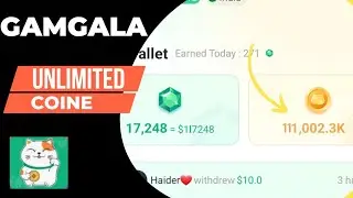 //gamgala app  unlimited earning //         ||gamgala unlimited coins 🪙 hack //